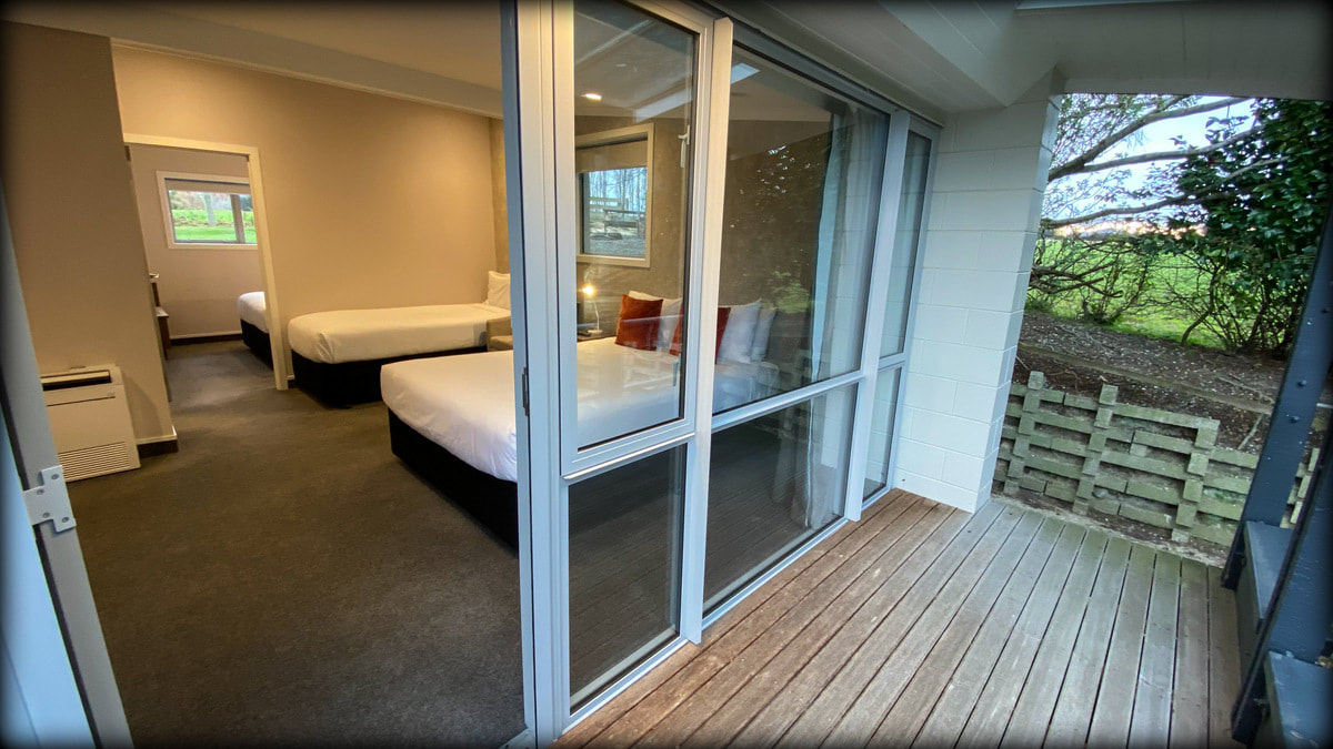 Private Veranda Two Bedroom Family Hotel Rooms Gore NZ Best Southland